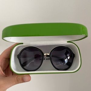 Kate Spade black & gold sunglasses